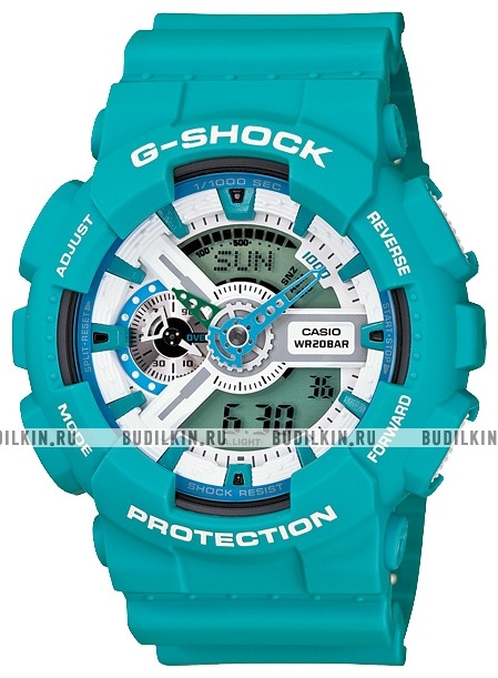 Casio G-shock GA-110SN-3A - купить часы по цене 9690 рублей 
